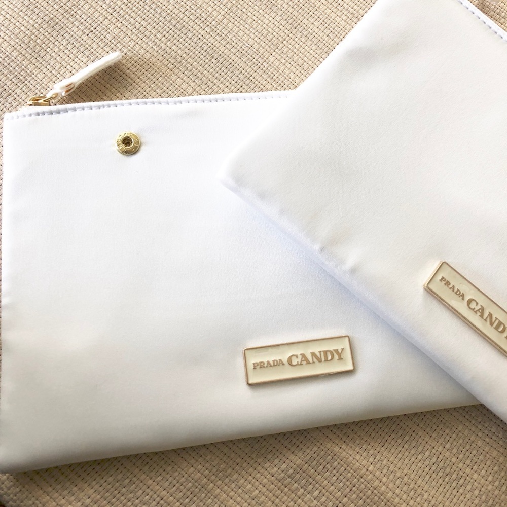 ✨NEW✨2 AUTHENTIC PRADA CANDY POCHETTI DUAL ATTACHED BAGS